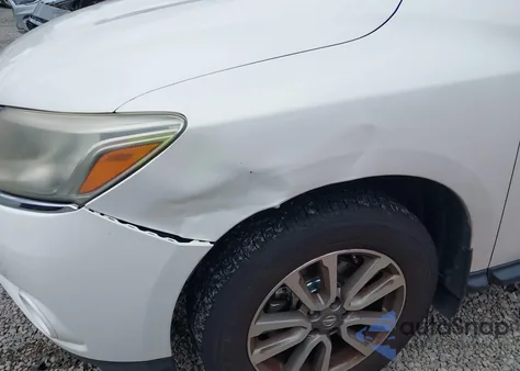 2014 Nissan Pathfinder S z USA, uszkodzony, nr VIN 5N1AR2MN6EC685540